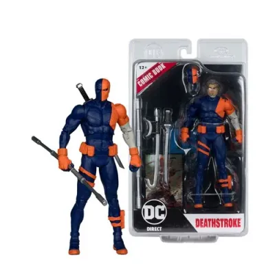 DC DIRECT COLLECTIBLES 7" PAGE PUNCHERS Deathstroke Rebirth Action Figure With Comic