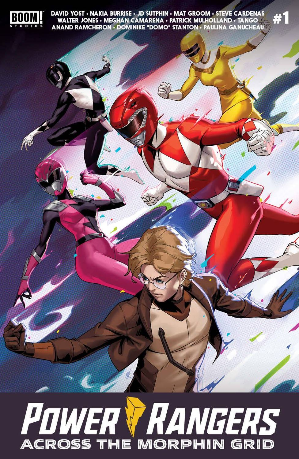 POWER RANGERS ACROSS THE MORPHIN GRID #1 CVR A EJIKURE BOOM! STUDIOS                                                                                      (30th October 2024)