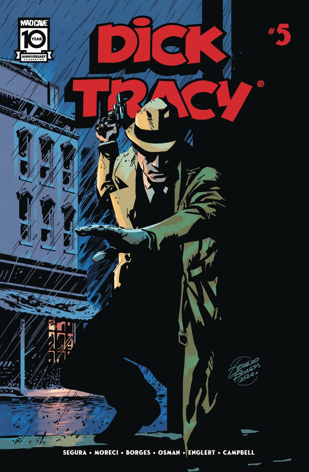 DICK TRACY #5 CVR A GERALDO BORGES MAD CAVE STUDIOS                                                                                     (30th October 2024)