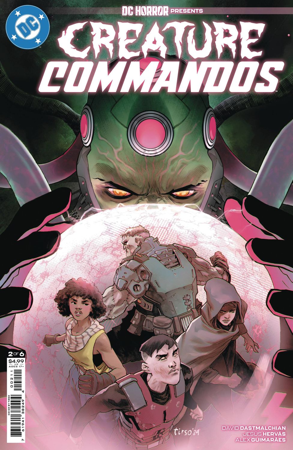DC HORROR PRESENTS CREATURE COMMANDOS #2 (OF 6) CVR A TIRSO DC COMICS                                                                                         (6th November 2024)