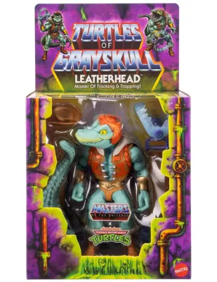 Masters of the Universe Origins Turtles of Grayskull Leatherhead Deluxe Action Figure