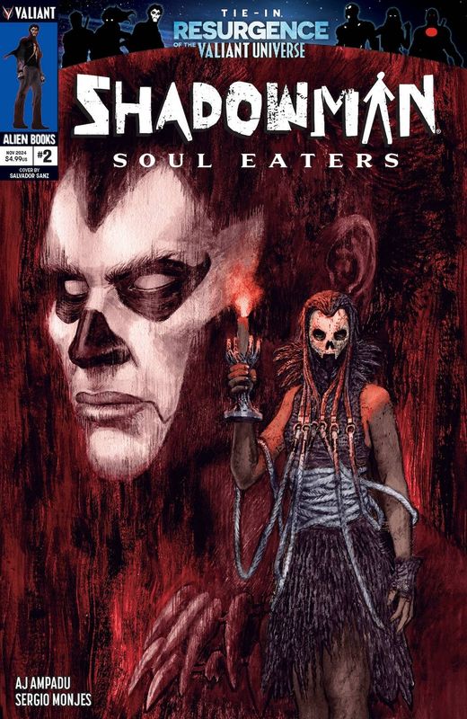SHADOWMAN SOUL EATERS #2 (OF 4) CVR A SANZ VALIANT                                                                                       (13th November 2024)