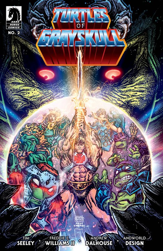 MASTERS OF UNIVERSE TMNT TURTLES OF GRAYSKULL #2 CVR B WILLI DARK HORSE                                                                                       (13th November 2024)