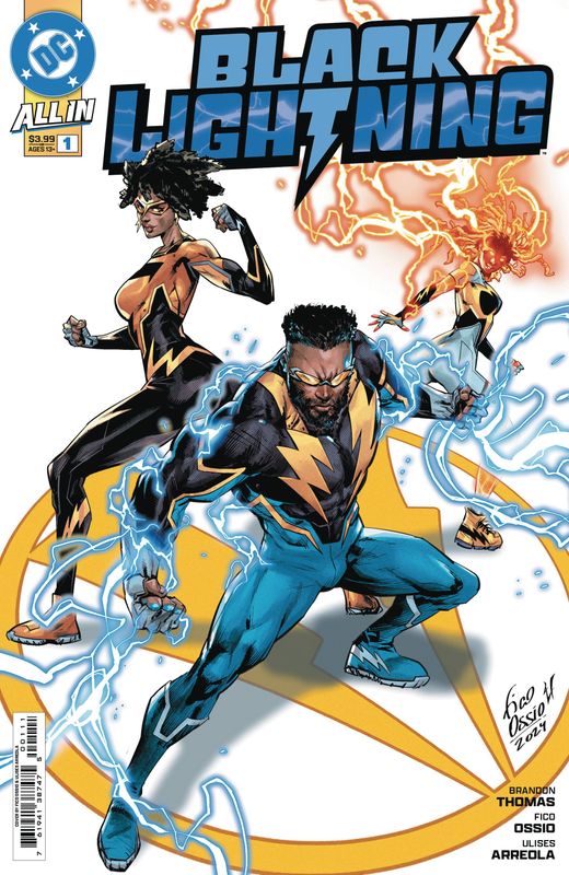 BLACK LIGHTNING #1 CVR A FICO OSSIO DC COMICS                                                                                       (13th November 2024)