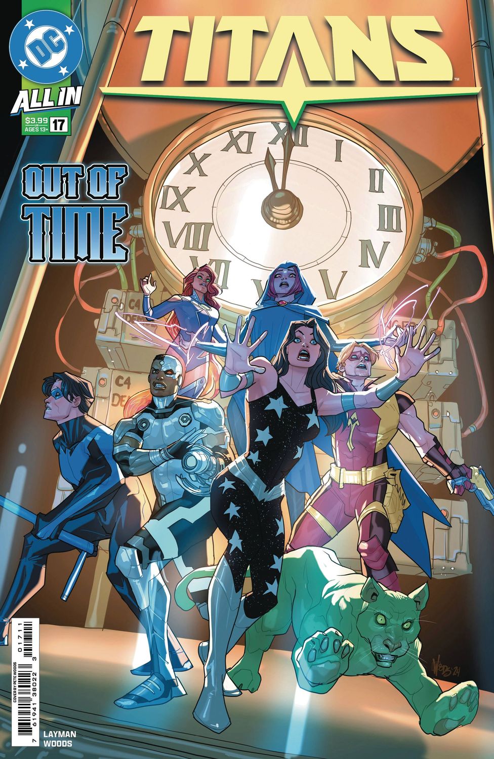 TITANS #17 CVR A PETE WOODS DC COMICS                                                                                       (20th November 2024)
