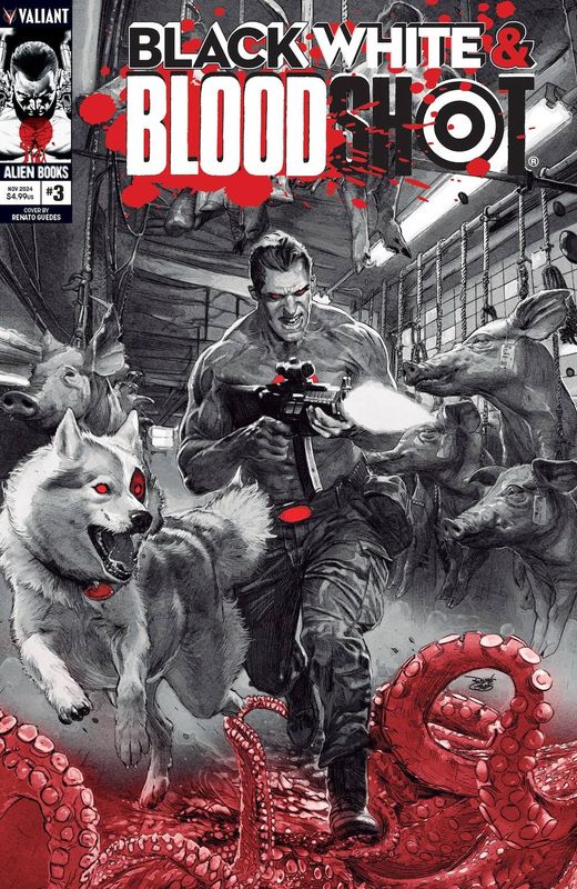 BLACK WHITE & BLOODSHOT #3 (OF 4) CVR A GUEDES (MR) VALIANT                                                                                      (20th November 2024)