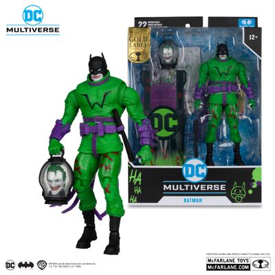 MCFARLANE TOYS DC MULTIVERSE Batman (Jokerized) (Last Knight on Earth) Gold Label