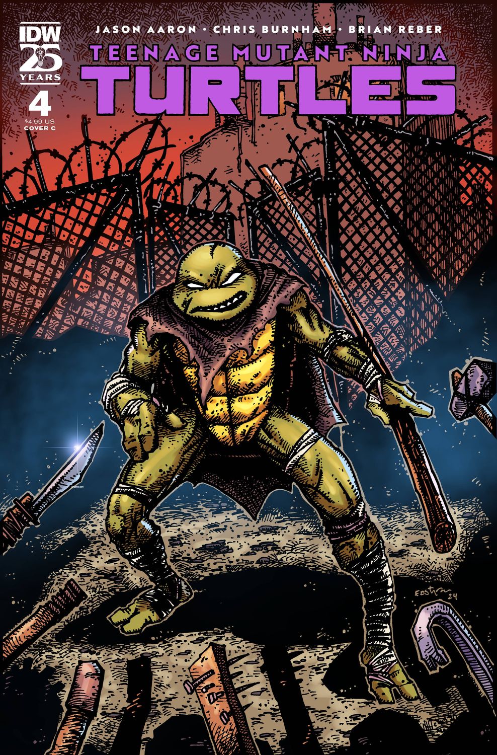 TEENAGE MUTANT NINJA TURTLES 2024 #4 CVR C EASTMAN IDW                                                                                       (27th November 2024)