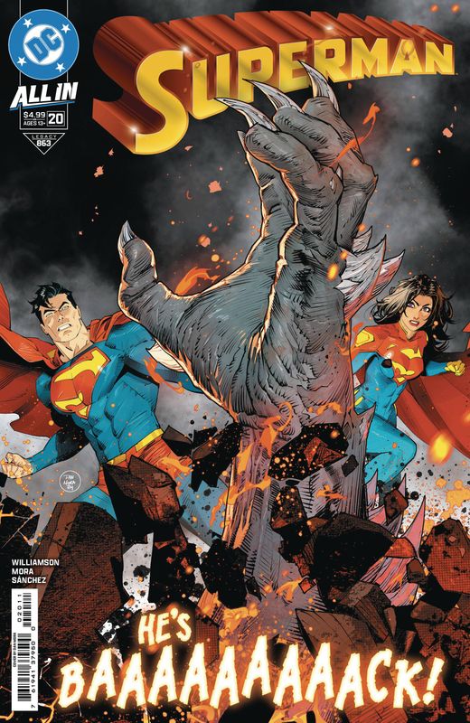 SUPERMAN #20 CVR A DAN MORA DC COMICS                                                                                       (27th November 2024)