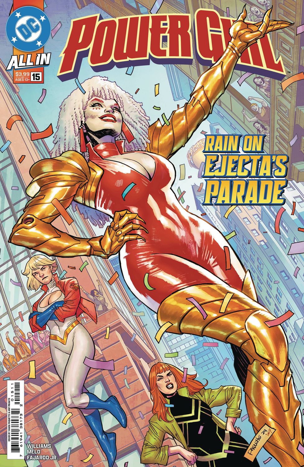 POWER GIRL #15 CVR A YANICK PAQUETTE DC COMICS                                                                                      (27th November 2024)