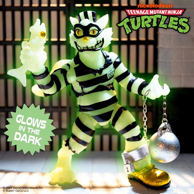 Super7 Teenage Mutant Ninja Turtles ULTIMATES! Scratch Cat (Glow