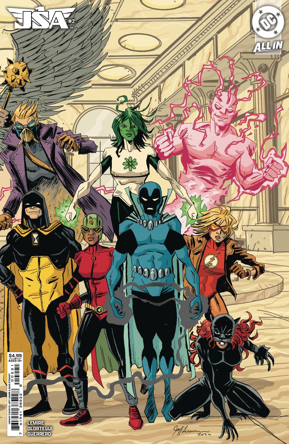 JSA #2 CVR B JEFF LEMIRE CSV DC COMICS                                                                                       (4th December 2024)