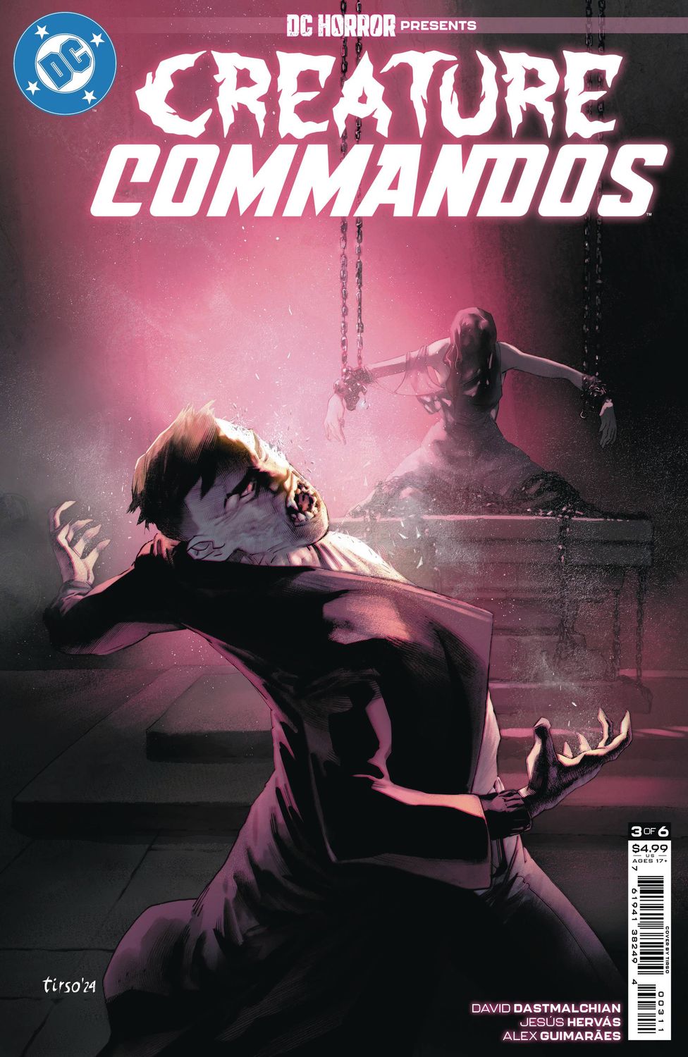 DC HORROR PRESENTS CREATURE COMMANDOS #3 (OF 6) CVR A TIRSO DC COMICS                                                                                       (4th December 2024)