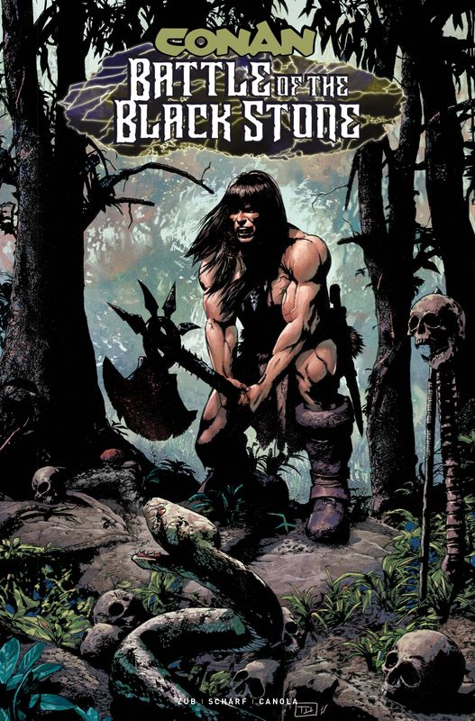 CONAN BARBARIAN BATTLE BLACK STONE #4 (OF 4) CVR A NACHLIK TITAN COMICS                                                                                       (4th December 2024)