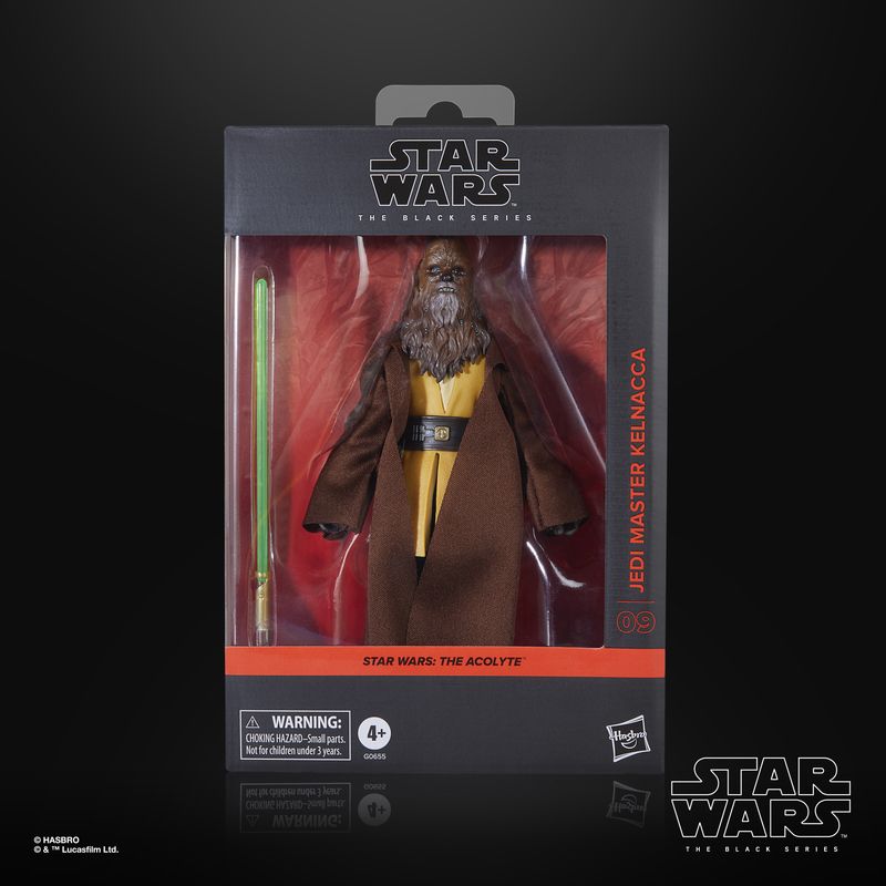Star Wars The Black Series Jedi Master Kelnacca (The Acolyte) Deluxe Collectible 6 Inch Action Figure