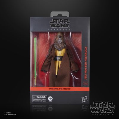 Star Wars The Black Series Jedi Master Kelnacca (The Acolyte) Deluxe Collectible 6 Inch Action Figure