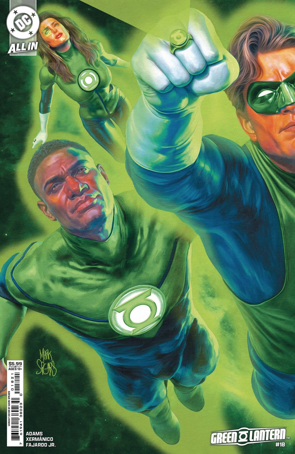 GREEN LANTERN #18 CVR B MARK SPEARS CONNECTING CSV DC COMICS                                                                                       (11th December 2024)