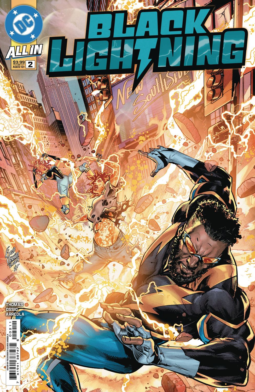 BLACK LIGHTNING #2 CVR A FICO OSSIO DC COMICS                                                                                       (11th December 2024)
