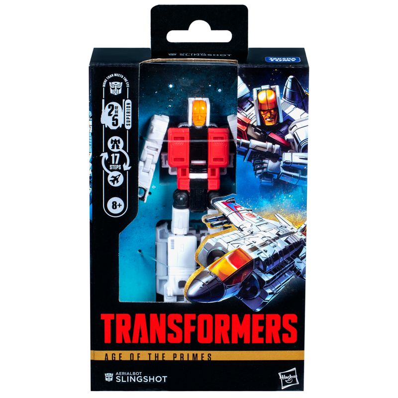 Transformers Age of the Primes Deluxe Class Aerialbot Slingshot Action Figure