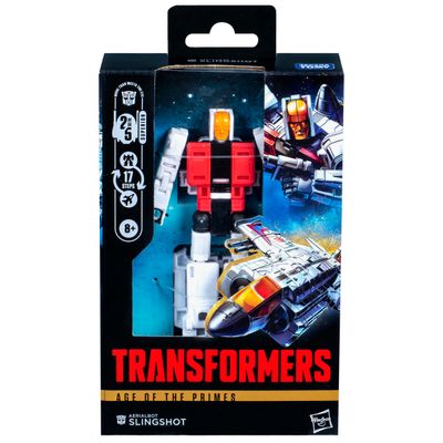 Transformers Age of the Primes Deluxe Class Aerialbot Slingshot Action Figure