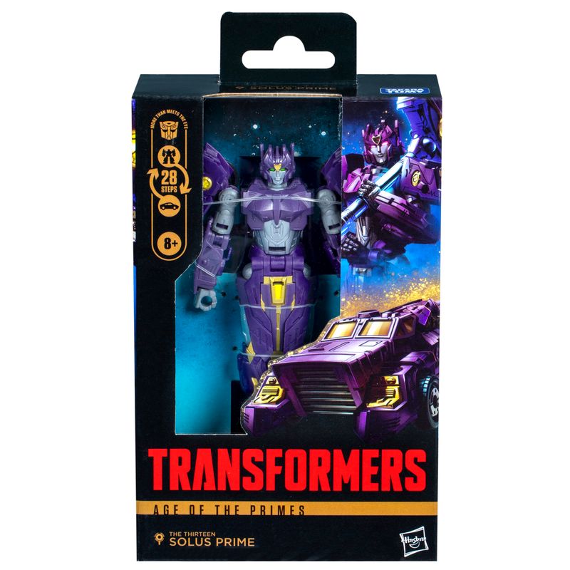 Transformers Age of the Primes Deluxe Class The Thirteen Solus Prime Action Figure