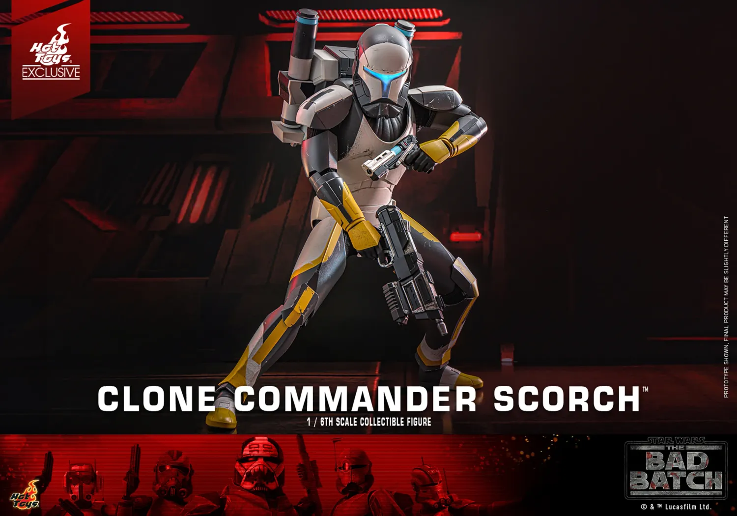 Hot Toys 1:6 Clone Commando Scorch (The Bad Batch) EXCLUSIVE (LIMITED EDITION)