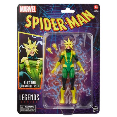 Marvel Legends 6" Spider Man Retro Wave 5 Electro (Francine Frye) Comics Action Figure