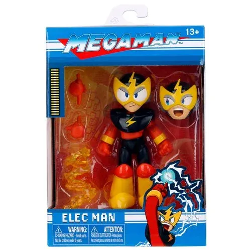 JADA TOYS MEGA MAN: Elec Man 6-Inch Action Figure JADA TOYS MEGA MAN: Elec Man 6-Inch Action Figure