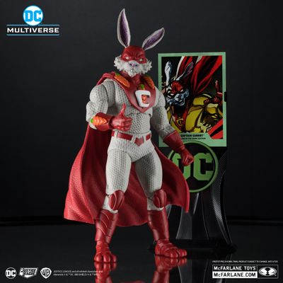 MCFARLANE TOYS DC MULTIVERSE Captain Carrot (Justice League Incarnate) Glow In The Dark Edition Gold Label