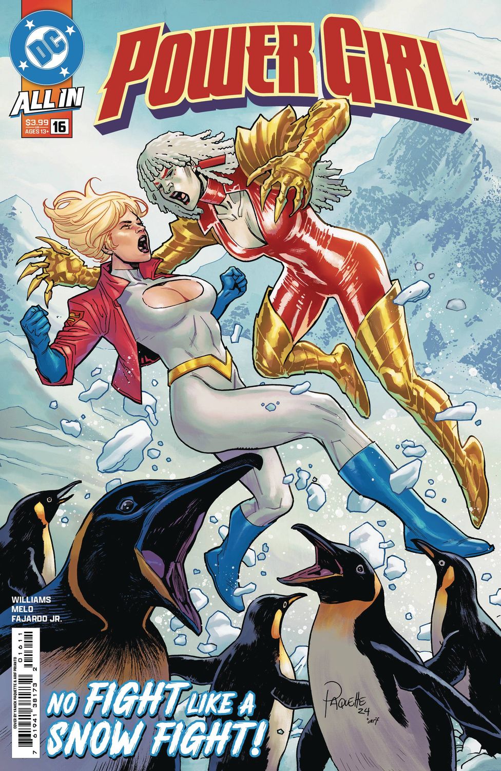 POWER GIRL #16 CVR A YANICK PAQUETTE DC COMICS                                                                                       (1st January 2025)