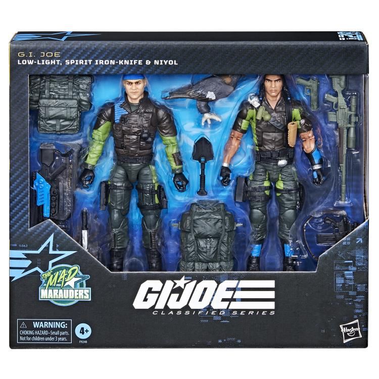 G.I. Joe Classified Series Mad Marauders Low Light, Spirit Iron Knife & Niyol