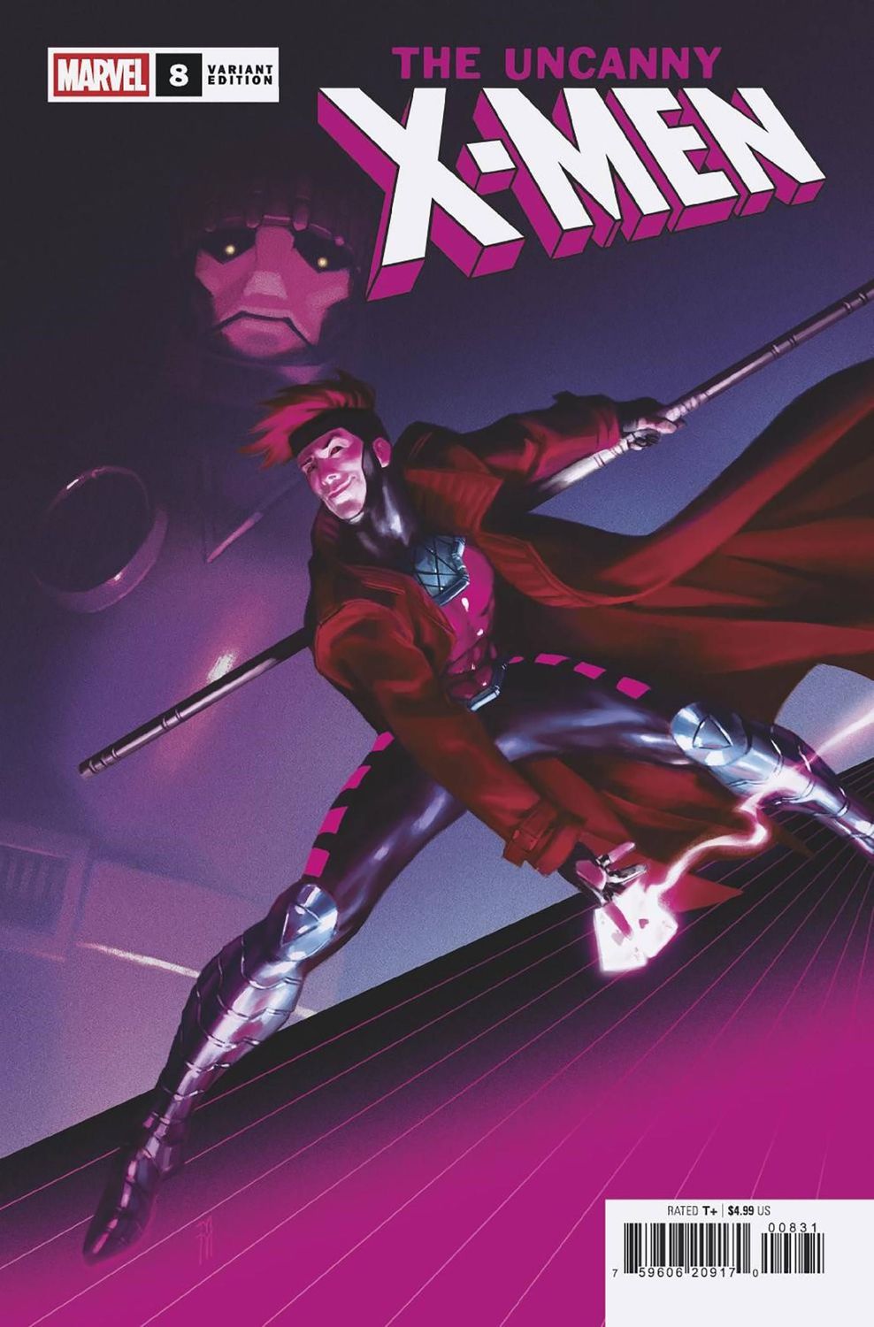 UNCANNY X-MEN #8 MIGUEL MERCADO GAMBIT VAR MARVEL COMICS                                                                                        (8th January 2025)