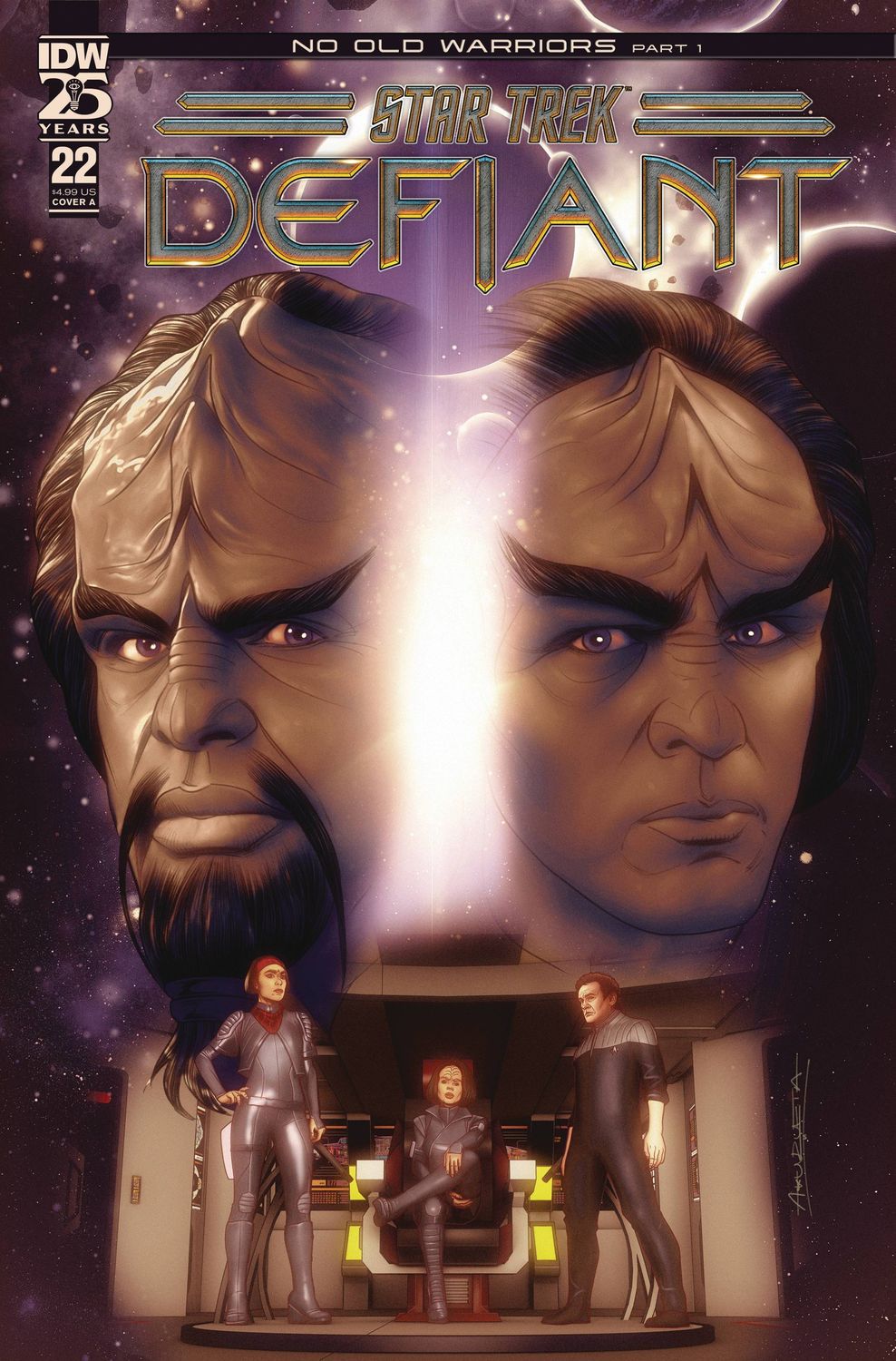 STAR TREK DEFIANT #22 CVR A UNZUETA IDW                                                                                                (8th January 2025)