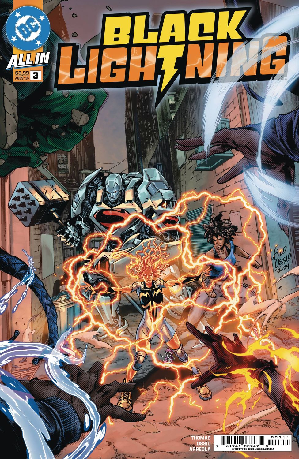 BLACK LIGHTNING #3 CVR A FICO OSSIO DC COMICS                                                                                                (8th January 2025)