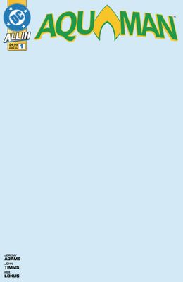 AQUAMAN #1 CVR E BLANK CSV DC COMICS (8th January 2025) AQUAMAN #1 CVR E BLANK CSV DC COMICS (8th January 2025)