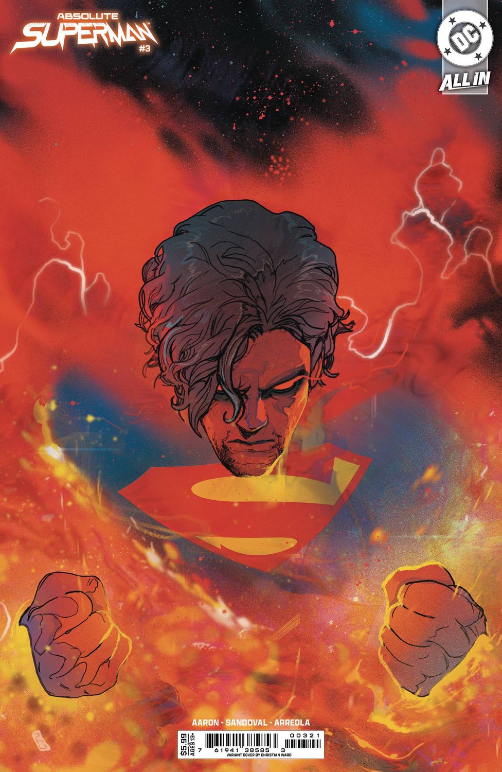 ABSOLUTE SUPERMAN #3 CVR C CHRISTIAN WARD CSV DC COMICS                                                                                               (8th January 2025)