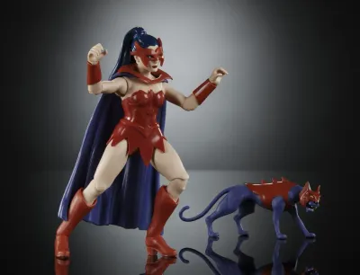 Masters of the Universe Origins Catra (Cartoon Collection) Action Figure (FILMATION VARIED EU/US CARD)