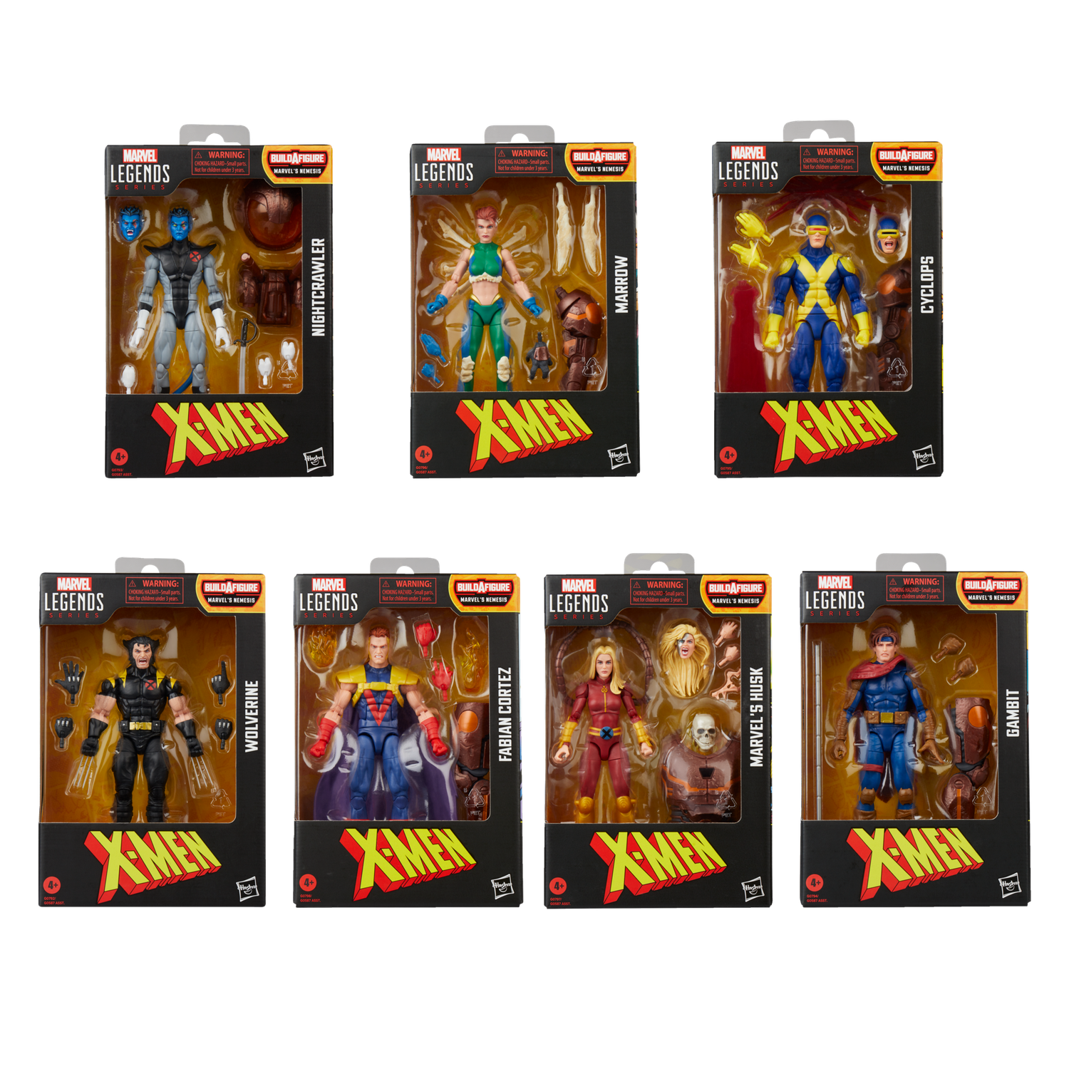 ***PRE-ORDER*** Marvel Legends X Men Wave SET OF 7 Action FigureS (Nemesis BAF)