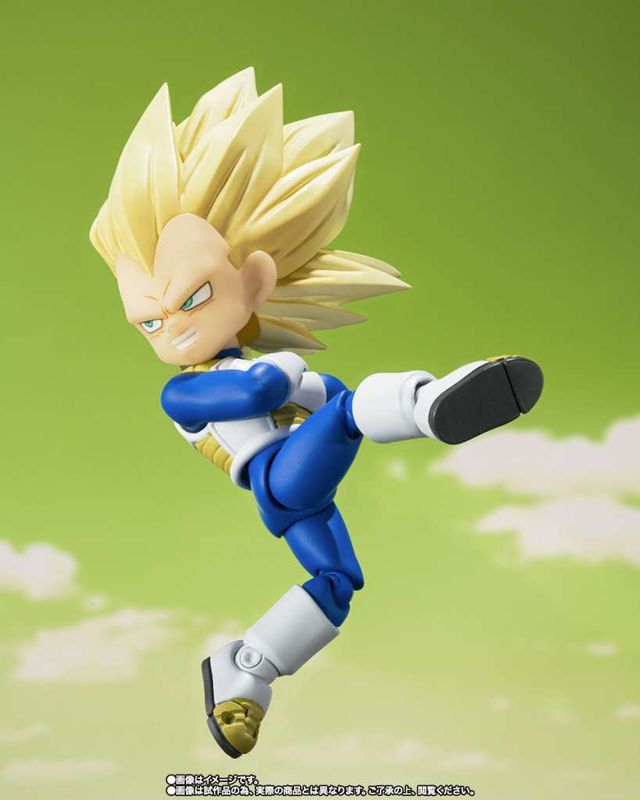***PRE ORDER*** Bandai S.H Figuarts Dragon Ball DAIMA Super Saiyan 3 Vegeta (Mini)