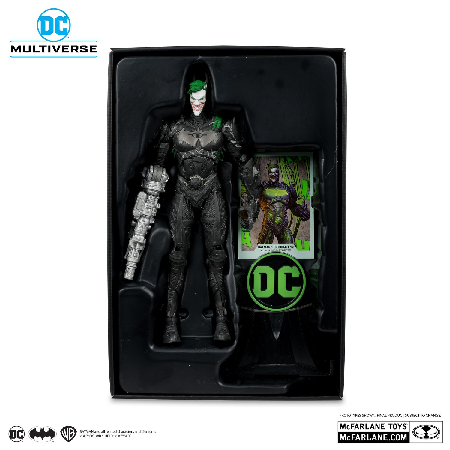 MCFARLANE TOYS 7" DC MULTIVERSE Batman: Futures End (Glow In The Dark Edition) Gold Label