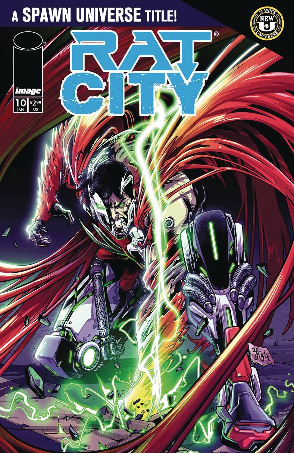 SPAWN RAT CITY #10 CVR A CARLOS IMAGE COMICS                                                                                          (22nd January 2025)