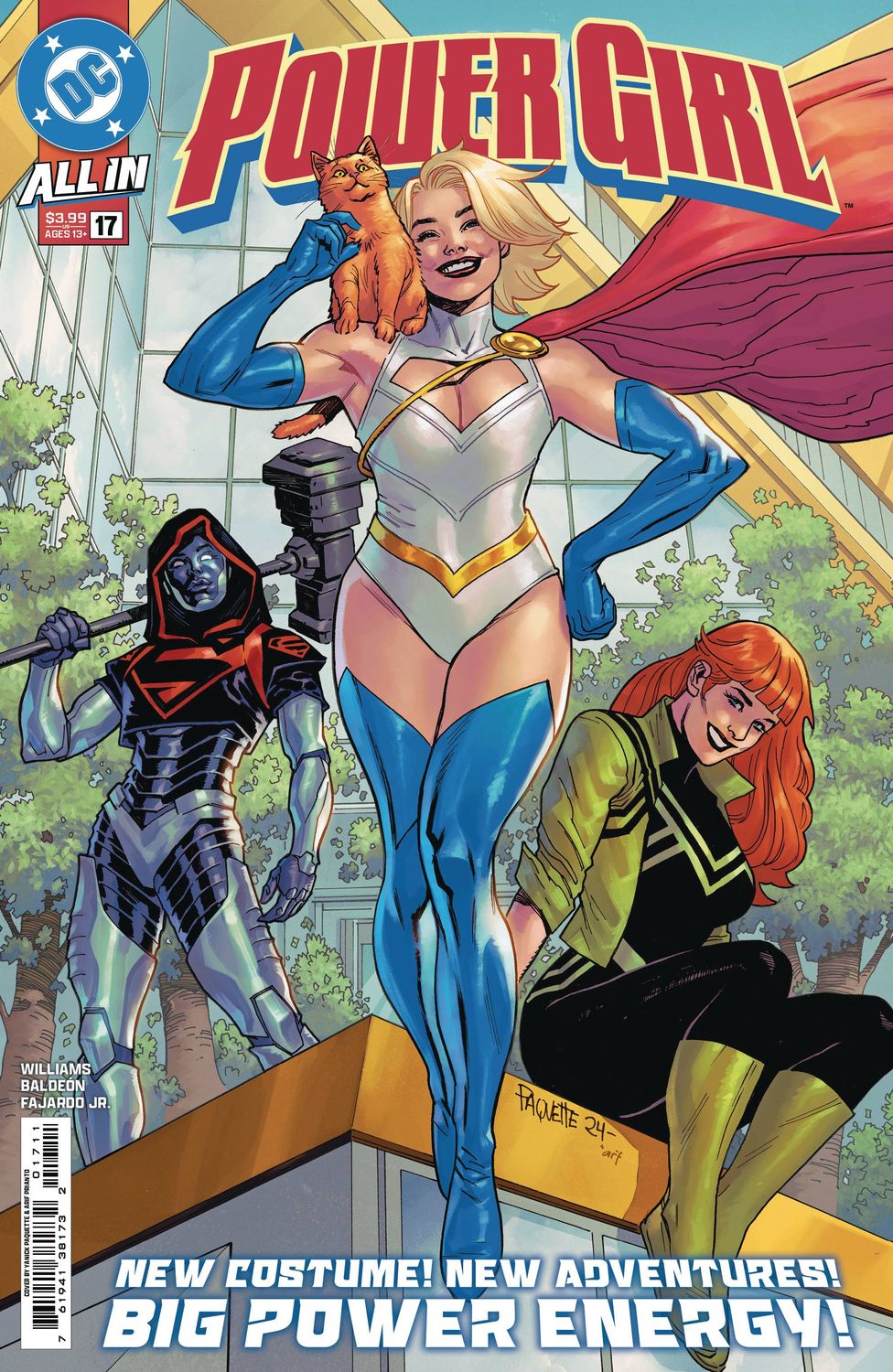 POWER GIRL #17 CVR A YANICK PAQUETTE DC COMICS                                                                                          (22nd January 2025)