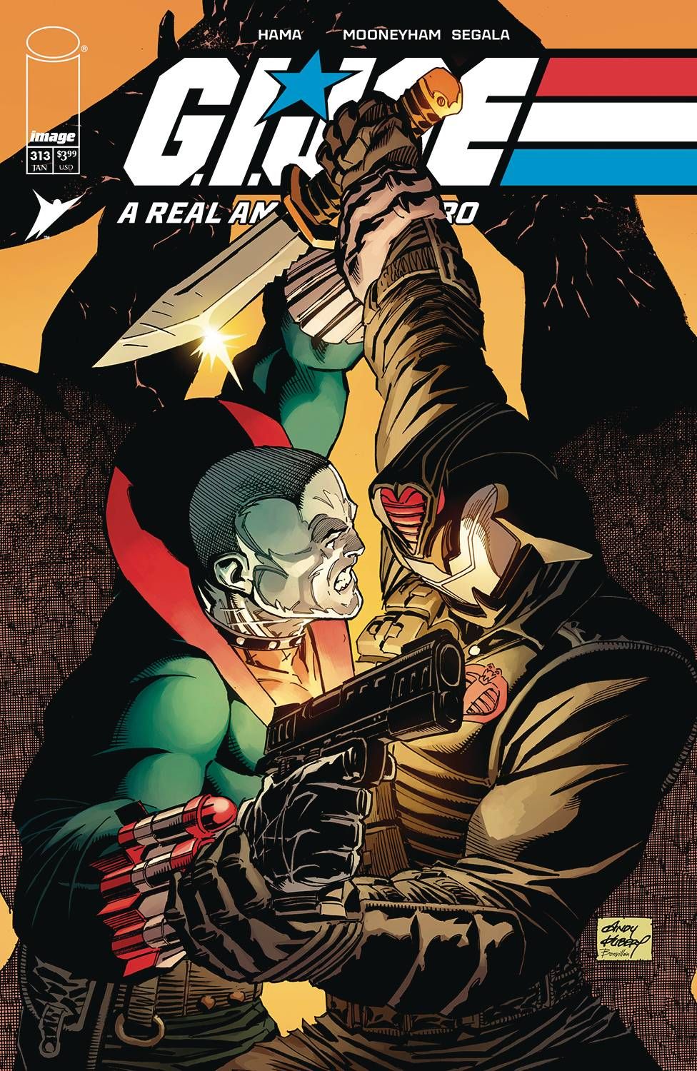 GI JOE A REAL AMERICAN HERO #313 CVR A KUBERT & BONVILLAIN IMAGE COMICS                                                                                        (22nd January 2025)