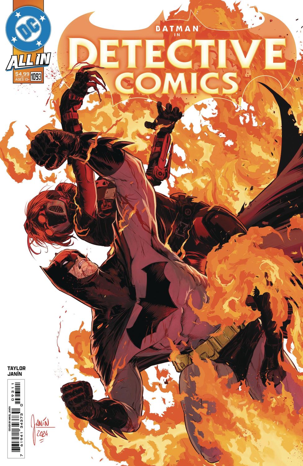 DETECTIVE COMICS #1093 CVR A MIKEL JANIN DC COMICS                                                                                        (22nd January 2025)