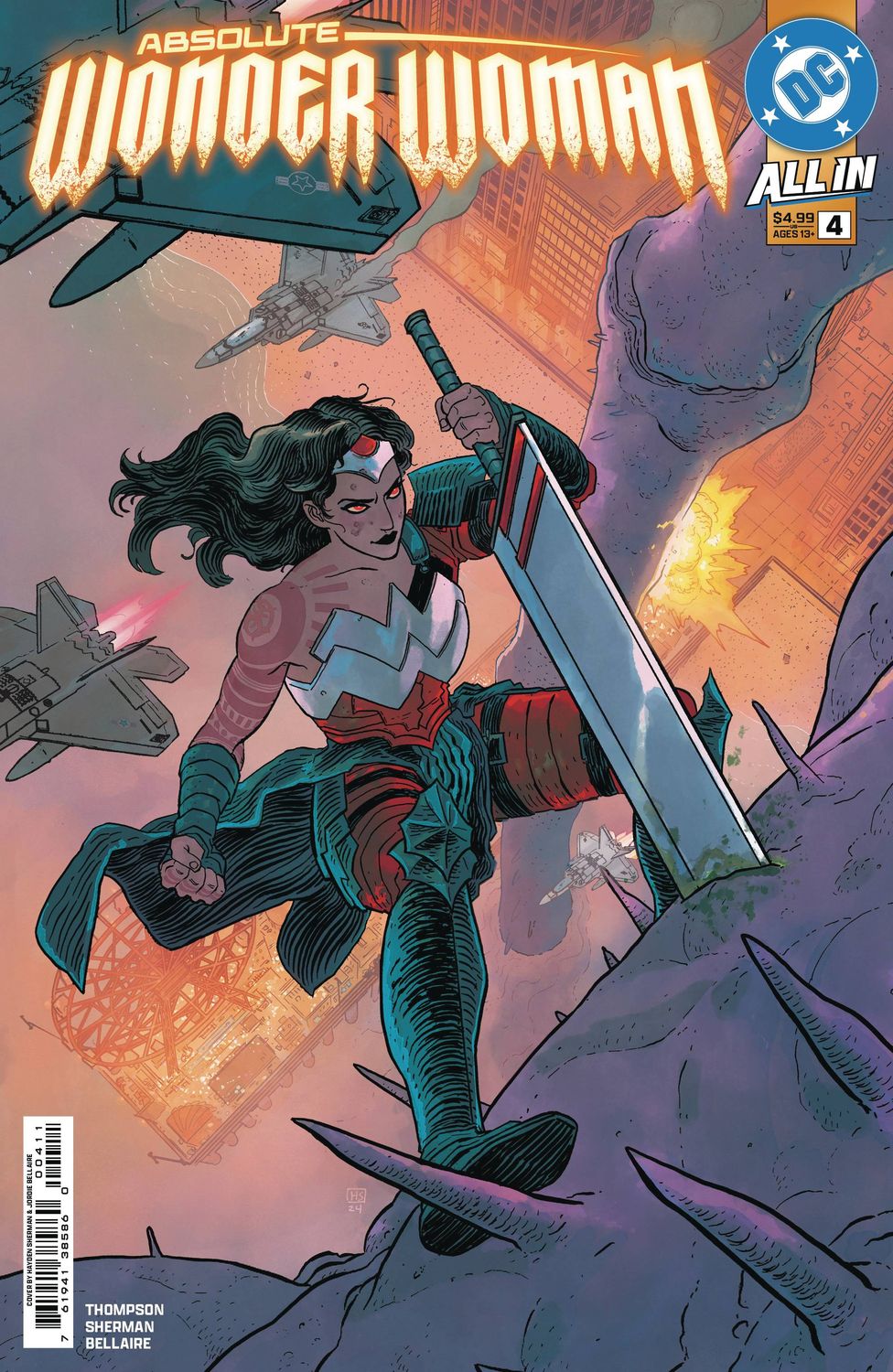 ABSOLUTE WONDER WOMAN #4 CVR A HAYDEN SHERMAN DC COMICS                                                                                       (22nd January 2025)