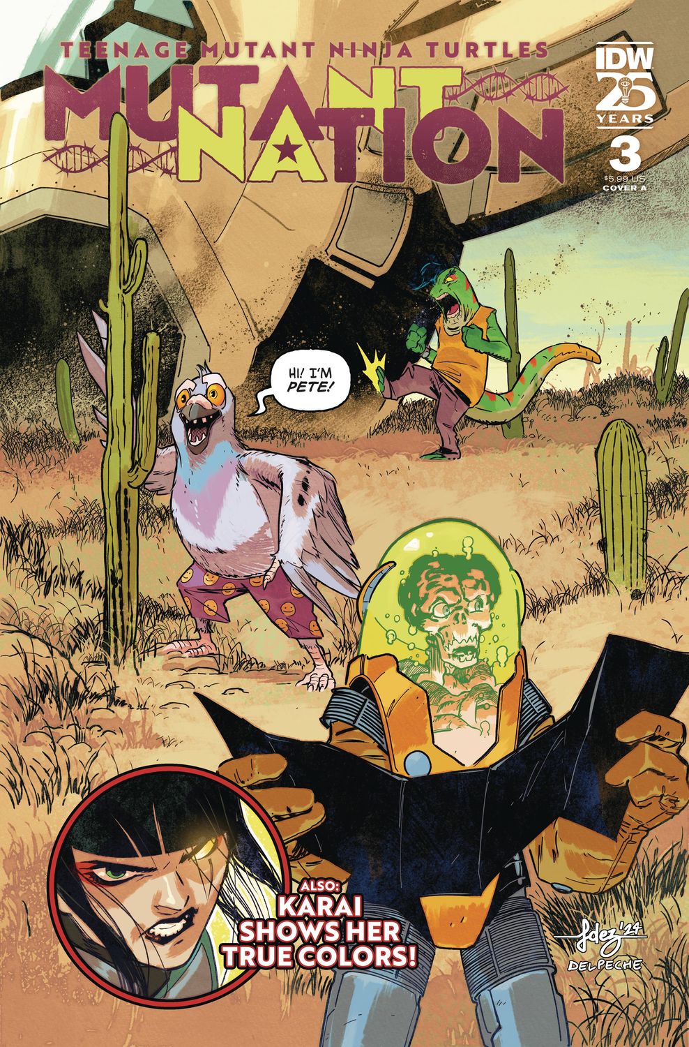 TMNT MUTANT NATION #3 CVR A FERNANDEZ IDW                                                                                              (29th January 2025)
