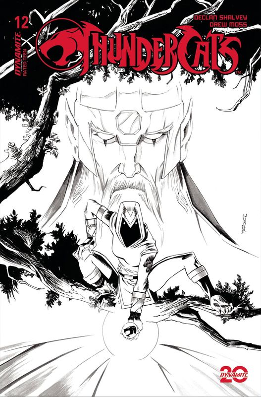 THUNDERCATS #12 CVR O 15 COPY INCV SHALVEY LINE ART DYNAMITE                                                                                              (29th January 2025)