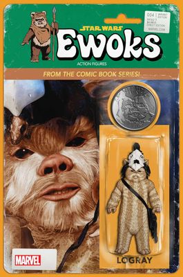 STAR WARS EWOKS #4 (OF 4) JTC ACTION FIGURE VAR MARVEL COMICS                                                                                              (29th January 2025)