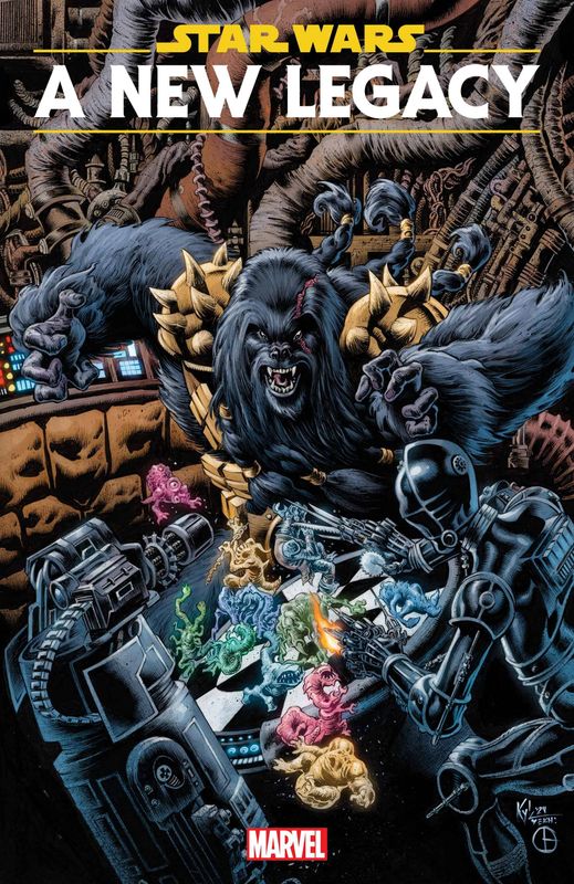 STAR WARS A NEW LEGACY #1 KYLE HOTZ VAR MARVEL COMICS                                                                                              (29th January 2025)