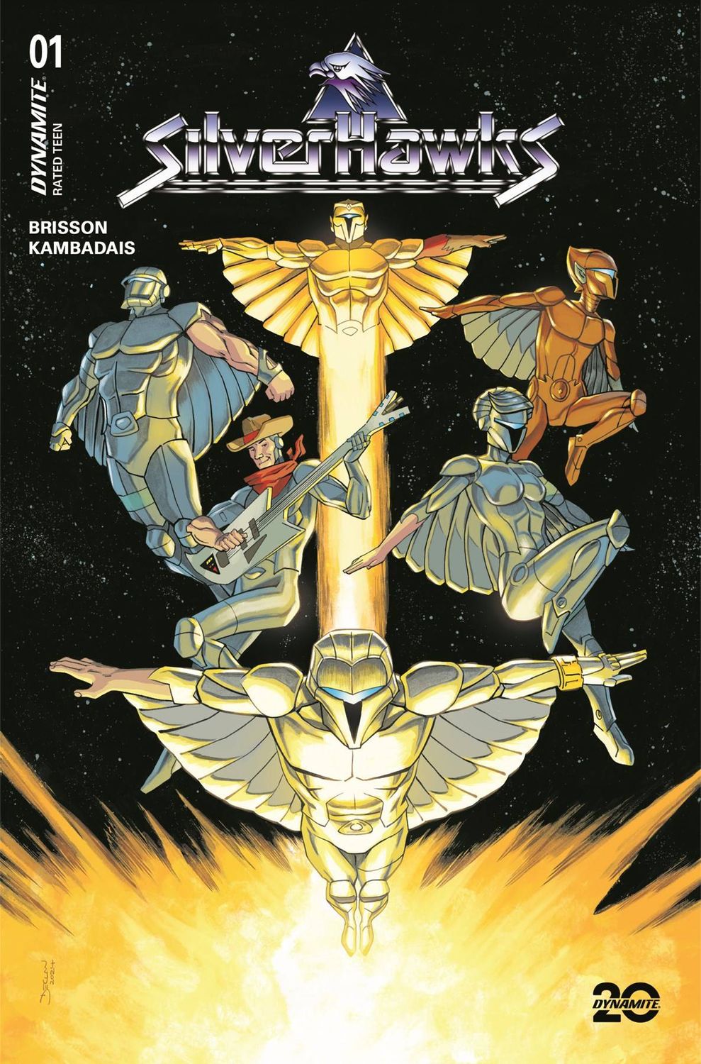 SILVERHAWKS #1 CVR E SHALVEY DYNAMITE                                                                                             (29th January 2025)